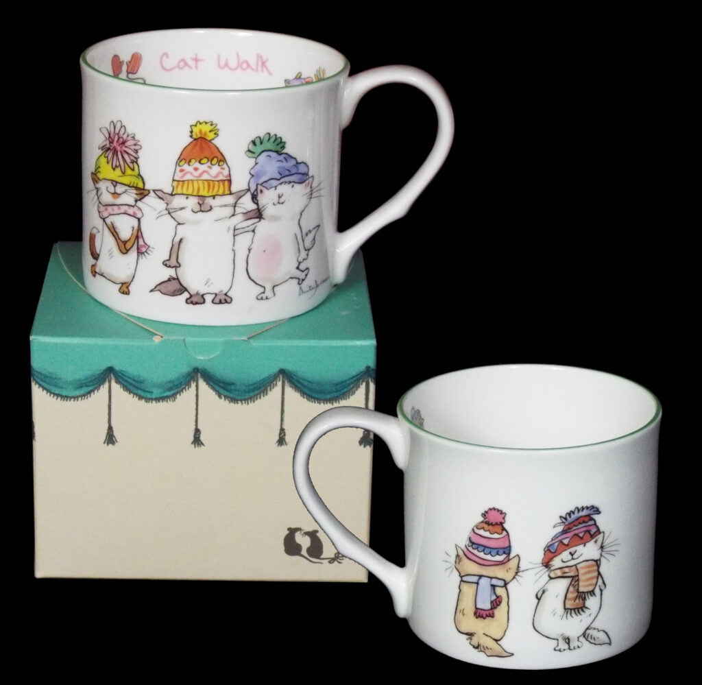 cat walk mug - gifts for cat lovers